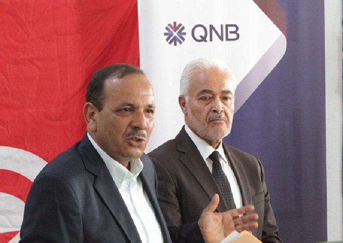 المدرسة الابتدائية نهج بنزرت ببن عروس تحتفل بانتهاء القسط الثاني من تدخّل البنك الوطني القطري ( QNB)